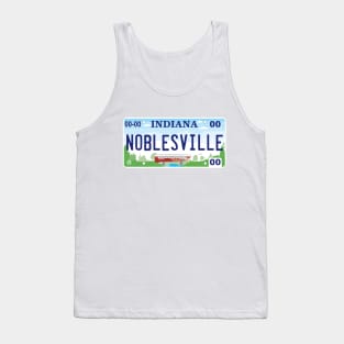 Noblesville Indiana License Plate Tank Top